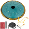 VEVOR Tongue Drum 14 Notes Dish Shape Drum 14 Inches Dia. Χειροκίνητα κρουστά από καθαρό χαλκό ατσάλινο τύμπανο 14 νότες Ατσάλινο τύμπανο με διακόσμηση από σχοινί και σφύρες, τσάντα, βιβλίο μουσικής, ορυκτό πράσινο