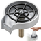 VEVOR Glass Rinser, 10 Powerful Spraying Jets 360° Περιστρεφόμενο Ξέπλυμα Κυπέλλου για Νεροχύτη, Αδιάβροχο ABS Sink Faucet Cup Washer &amp; ABS Cup Holiday for Baby Bottle, Glass Cup, Wine Glass (Ασημί-Λευκή βάση)