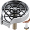 VEVOR Glass Rinser, 10 ισχυροί πίδακες ψεκασμού Περιστρεφόμενο 360° Κύπελλο ξέβγαλμα για νεροχύτη, αδιάβροχο ABS νεροχύτη κουζίνας Βρύση ποτηριού &amp; ποτηροθήκη ABS για μπιμπερό, γυάλινο κύπελλο, ποτήρι κρασιού (ασημί γκρι βάση)