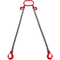VEVOR 5/16&quot; x 6&#039; Chain Sling 2 Legs G80 Lifting Chain with Grab Hooks 6600 lbs