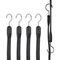VEVOR 4 τεμ. Flat Bungee Cord Set 20 mm Heavy Duty Bungee Straps with S-Hook 40