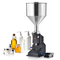 VEVOR Pneumatic Paste Liquid Filling Machine, 5-50ml Bottle Filler, Bottle Filler Machine, Inox Steel Liquid Filler with Pedal for Milk Water Juice Essential Oil Shampoo Cosmetic Honey Lotion