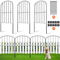 VEVOR Garden Fence, No Dig Fence 24&#039;&#039;(H)x13&#039;&#039;(L) Animal Barrier Fence, Υπόγεια Διακοσμητική Περίφραξη Κήπου με Διάστημα Ακίδων 2 ιντσών, Μεταλλικός φράχτης σκύλου για την αυλή και το εξωτερικό αίθριο, 28 πακέτο