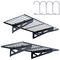 Ράφια αποθήκευσης VEVOR Garage, 2 Pack, 4 x 2 ft Ράφια γκαράζ βαρέως τύπου Επιτοίχια, χωρητικότητα φόρτωσης 502 λίβρες (Συνολική) Πλωτά ράφια αποθήκευσης γκαράζ, Κατάλληλα για κατάστημα, υπόστεγο, αποθήκευση γκαράζ