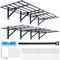 Ράφια αποθήκευσης VEVOR Garage, 2 Pack, 6 x 2 ft Ράφια γκαράζ βαρέως τύπου Επιτοίχια, χωρητικότητα φόρτωσης 1600 lbs (Συνολική) Πλωτά ράφια αποθήκευσης γκαράζ, Κατάλληλα για κατάστημα, υπόστεγο, αποθήκευση γκαράζ
