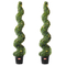 VEVOR 2 Pack 5&#039; Artificial Boxwood Topiary Tree Faux Plant UV Decor In/Outdoor