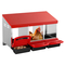 VEVOR Μεταλλικό κουτί Chicken Nest Box 3 τμημάτων με κεκλιμένα κουτιά ένθεσης
