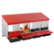 VEVOR Μεταλλικό κουτί Chicken Nest Box 4 τμημάτων με κεκλιμένα κουτιά ένθεσης