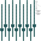 VEVOR 3 πόδια Fence Post 10 Pack T-Post Heavy Duty Μεταλλικοί στύλοι φράχτη πράσινο