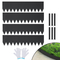 VEVOR Steel Landscape Borders, 4-pack Steel Garden Edge Borders, 40&quot; L x 12&quot; H Straps, Hammer-in περίγραμμα με 6 κλιπ, εύκαμπτη μεταλλική μπορντούρα τοπίου για αυλή, κήπο, γκαζόν