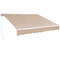 VEVOR Εγχειρίδιο αναδιπλούμενη τέντα, 13 x 8 ft Outdoor Patio Awning Retractable Sun Shade, Αδιάβροχο Πολυεστερικό Αίθριο Παράθυρο Πόρτας Τέντα Σκίαστρο με μανιβέλα για πίσω αυλή, μπαλκόνι