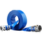 Εύκαμπτος σωλήνας VEVOR Backwash, 2 in x 50 ft, βαρέως τύπου PVC επίπεδος σωλήνας εκκένωσης πισίνας με εξαρτήματα αλουμινίου Camlock C &amp; E, σφιγκτήρες, συμβατός με αντλίες, φίλτρα άμμου, για αποχέτευση λυμάτων πισινών, μπλε