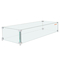 VEVOR Fire Pit Wind Guard Tempered Glass Flame Guard 38x10,5x6 ιντσών Wind Shield