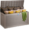 VEVOR Deck Box, 100 Gallon Outdoor Storage Box, 48,0&quot; x 21,5&quot; x 24,5&quot;, Αδιάβροχο PP Deckbox με λουκέτο από κράμα αλουμινίου, για έπιπλα βεράντας, παιχνίδια πισίνας, εργαλεία κήπου, μαξιλάρια εξωτερικού χώρου, γκρι