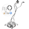 VEVOR Surface Cleaner 21 Inch Pressure Flat Surface Cleaning 4000 PSI Max Working Pressure Flat Surface Cleaner Από ανοξείδωτο ατσάλι Καθαριστικό περιστρεφόμενων επιφανειών με ρόδες Power Washer Scrubber δαπέδου