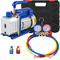 VEVOR 4CFM 1/3HP Αντλία κενού Ac Pump Vacuum Aircon Θάλαμος κενού Αντλία στεγνώματος κενού HVAC Ψύξη R134a R502 R22 R12 Αντάπτορας κλιματισμού A/C