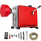 VEVOR Professional Pipe Dredger Pipeline Unblocker GQ-100 390W Drain Auger Μηχάνημα καθαρισμού σωλήνων για τουαλέτα μπάνιου