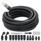 VEVOR 6AN Fuel Line Kit, 25 FT Fuel Hose Kit, 5/16&quot; Nylon Inox Inox Kit Line Fuel Line PTFE, E85/Oil/Gas/Diesel Hose End Kit, with 15 PCS Swivel Fitting Adapter Kit, Μαύρο