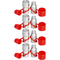 VEVOR Hydraulic Quick Connect 1/2 Body with 1/2&quot; NPT Thread Hydraulic Coupler 4 Pairs Hydraulic Coupling Quick Connect 45,5 L/min Hydraulic Quick Coupler (ISO 16028)