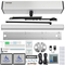 VEVOR Automatic Door Opener, 100-240V for Max.220lbs Doors, Swing Door Operator for Disabilities με 2 τηλεχειριστήρια, 2 κουμπιά εξόδου, πληκτρολόγιο, 5 κάρτες ταυτότητας, 2 κουμπιά από ανοξείδωτο χάλυβα, λίστα CE