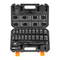 VEVOR 1/2&quot; Drive Impact Socket Set, 23 Piece Socket Set SAE (7/16&quot; -1&quot;)&amp; Metric (13-24mm) 6 Point Cr-V Alloy Steel for Auto Repair with Ratchet Handle Rugged Construction Storage Case