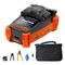 VEVOR Fiber Fusion Splicer 4 Motors, Clad Alignment Fiber Fiber Fusion Splicer Kit με 4&quot; ψηφιακή οθόνη LCD, 3 σε 1 θήκη οπτικών ινών, Auto Focus Optical Fiber Cleaver Kit 9s Spicing 9-25s Θέρμανση