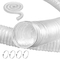 VEVOR 2,5&#039;&#039; x 10&#039; Εύκαμπτος σωλήνας συλλογής σκόνης Παχύς εύκαμπτος καθαρός σωλήνας από PVC