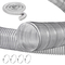 VEVOR 4&#039;&#039; x 20&#039; Dust Collection Hose Thickened PVC Flexible Clear Hose