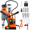 VEVOR Magnetic Drill 1450W 12800N Portable Mag Drill Press 800RPM