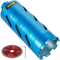 VEVOR Diamond Core Drill, 4&quot;/101mm Diameter Core Drill Drill, 9,5&quot;/241mm Concrete Core Drill Drill, 5/8\&quot;-11 Thread Core Bit, Dry/Wet Drill Drill Bit with a Lade, Diamond Wet Coring Bit for Concrete