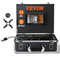 VEVOR Sewer Camera Pipe Inspection Camera 7 ιντσών με οθόνη 1000TVL Camera 100ft Pipeline Inspection Camera με λειτουργία DVR, αδιάβροχη κάμερα IP68 με 12 ρυθμιζόμενα LED, με κάρτα SD 16 GB για γραμμή αποχέτευσης, σπίτι, υδραυλικό σωλήνα