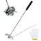 VEVOR Telescoping Magnetic Sweeper Pickup Tool, Handheld Screws Parts Finder με 15,9 kg ικανότητα έλξης, ανασυρόμενη λαβή 210-845 mm με ισχυρό μαγνήτη, καρφιά βίδες, μεταλλικά μέρη