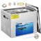 VEVOR Ultrasonic Cleaner, 36KHz~40KHz Ρυθμιζόμενη συχνότητα, 15L 220V, Υπερηχητικό μηχάνημα καθαρισμού με ψηφιακό χρονοδιακόπτη και θερμάστρα, Lab Sonic Cleaner για κέρματα γυαλιών ρολογιών κοσμημάτων, FCC/CE/RoHS