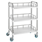 VEVOR Lab Rolling Cart, 3-ράφι από ανοξείδωτο ατσάλι, καρότσι σερβιρίσματος εργαστηρίου με περιστρεφόμενους τροχούς, Dental Utility Cart for Clinic, Lab, Hospital, Salon, 26,38&quot;x15,55&quot;x34,13