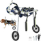 Αναπηρικό αμαξίδιο VEVOR 2 Wheels Pet για Πίσω Πόδια Σκύλος Αναπηρικό καροτσάκι/Ρυθμιζόμενο καρότσι (XS)