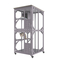 VEVOR Cat House Outdoor, 3 επιπέδων Large Catio, περίβλημα για γάτες με περιστρεφόμενους τροχούς 360°, 2 πλατφόρμες, ένα κουτί στήριξης και μεγάλη μπροστινή πόρτα, 29,9 x 34 x 64,1 ίντσες
