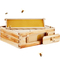 VEVOR Bee Hive Langstroth Kit Medium Beehive 10 Frames Acrylic Bee Windows