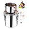 VEVOR Moonshine Still 3 Gal Water Alcohol Distiller Kit ζυθοποιίας από ανοξείδωτο χάλυβα