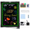 VEVOR LED Πίνακας γραφής μηνυμάτων 16&quot;x12&quot; Φωτιζόμενος διαγραφόμενος φωτισμένος πίνακας κιμωλίας