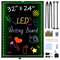 VEVOR LED Πίνακας γραφής μηνυμάτων 32&quot;x24&quot; Φωτιζόμενος διαγραφόμενος φωτισμένος πίνακας κιμωλίας