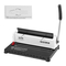 VEVOR Coil Spiral Binding Machine, Manual Book Maker 34-Holes Binding 120 Sheets, Punch Binder Adjustable 3/16&quot; - 9/16&quot; Coil Binding Spines, for Letter Size, A4, A5