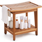 Πάγκος ντους VEVOR Poly Lumber 21 x 14 x 18,5 σε καρέκλα σκαμπό ντους για μπάνιο
