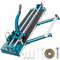 VEVOR 47Inch/1200mm Tile Cutter Double Rail Manual Tile Cutter 3/5 in Cap w/ Precise Laser Positioning Manual Tile Cutter Tools for Precision Cutter