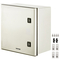 VEVOR NEMA Ατσάλινο περίβλημα, 16 x 16 x 8\&#039;\&#039; NEMA 4X Fiberglass Electrical Box, IP66 Αδιάβροχο &amp; Αδιάβροχο, Ηλεκτρικό κουτί διακλάδωσης εξωτερικού/εσωτερικού χώρου, με πλάκα τοποθέτησης (40 x 40 x 20 cm)