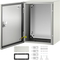 Ατσάλινο περίβλημα VEVOR NEMA, 16 x 12 x 8 \&#039;\&#039; NEMA 4X Steel Electrical Box, IP66 Waterproof &amp; Dustproof, Ηλεκτρικό κουτί σύνδεσης εξωτερικού/εσωτερικού χώρου, με πλάκα τοποθέτησης
