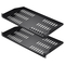 VEVOR 2PCS 1U Ράφι ραφιών διακομιστή 10&quot;/254 mm Βάθος αεριζόμενο ράφι ράφι βάσης