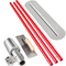 VEVOR Bull Float Μαγγάνιο από σκυρόδεμα Float 900x200mm, Concrete Float Tool Cement Tool Bull Κιτ σκυροδέματος Pool Float Bull Float Handle Bull Float Bracket Concrete Tool Finishing Bull Float