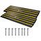 VEVOR Curb Ramp Rubber Driveway Ramp 2 Pack 2,6&quot; Rise 15T Load Threshold Ramp