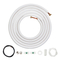 VEVOR Mini Split Line Set 6,4x12,7 x7620mm Χάλκινος σωλήνας AC με καλώδιο σύνδεσης