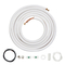 VEVOR Mini Split Line Set 6,4x9,5 x7620mm Χάλκινος σωλήνας AC με καλώδιο σύνδεσης